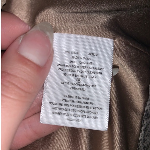 Joie snakeskin Abraham leather jacket- gravel -NWT‼️ BLACK FRIDAY SALE‼️ - Picture 11 of 16